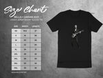 Size chart for Bella + Canvas 3001 unisex jersey short sleeve tee.