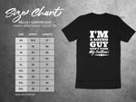 Bella + Canvas 3001 size chart for unisex short sleeve tee with measurements in inches.
